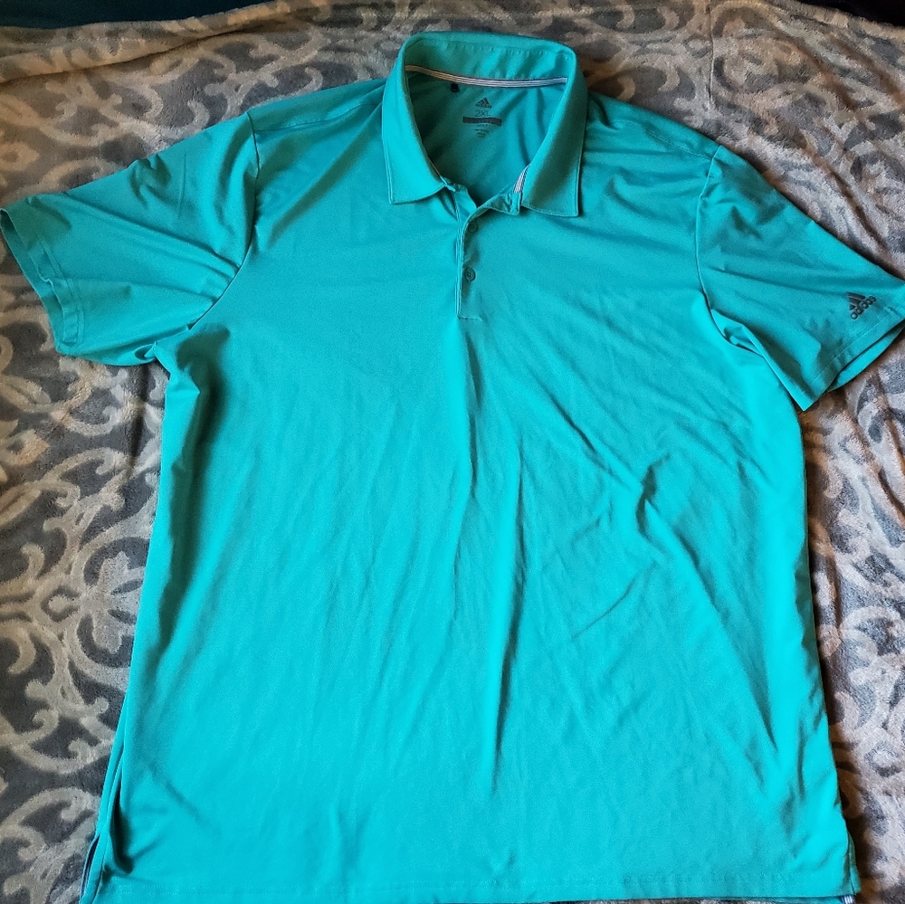 Adidas Golf Polo 2xl Teal